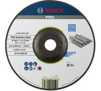 Bosch Disque à ébarber Expert for Inox AS 30 S INOX BF – 180 mm, alésage 22,23 mm, 6 mm – 10 pièces