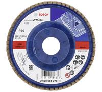 BOSCH Plateau a lamelles X431, Standard for Metal 115 mm, 22,23 mm, 40 2608601270