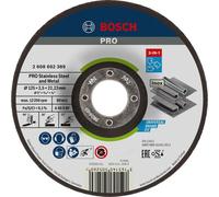 Bosch Disque 3-en-1 PRO Ø125 mm alésage 22/23 mm Acier/Inox pour petite meuleuse angulaire