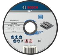 Bosch Accessories 2608603165 Disque à tronçonner à moyeu plat standard for metal A 60 T BF 125 mm 22,23 mm 1,6 mm Gris