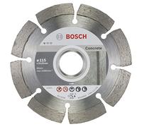 Bosch Accessories 2608603239 2608603239-Diamante Standard Concrete 115x1,6x10mm, 0 W, 0 V, Silver, 115 mm