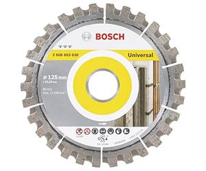Bosch Accessories 2608603630 Disque à tronçonner diamanté best for universal 125 x 22,23 x 2,2 x 12 mm