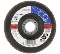 BOSCH Plateau a lamelles X551, Expert for Metal, 125x22,23mm, 60, wygięta 2608606717