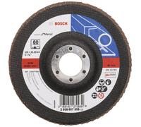 Bosch Accessories 2608607355 X551 Disque segmenté Diamètre 125 mm Ø de perçage 22.33 mm Grain 80 acier