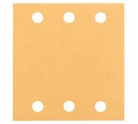 Bosch Accessories 2608607457 Feuille abrasive 10 pièces 115 x 107 mm Grain 80