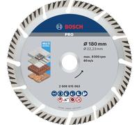 Bosch Accessories 2608615063 Standard for Universal Speed Disque à tronçonner diamanté Diamètre 180 mm Ø de perçage 22.23 mm
