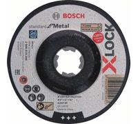 Bosch Accessories 2608619366 X-LOCK Disque à ébarber à moyeu déporté Diamètre 125 mm Ø de perçage 22.23 mm métal, acier, Fer