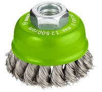 Bosch Brosse boisseau 2608622104 fils d'inox torsadés Ø 65 mm 0,35 mm M14 1 pièce