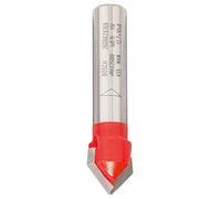 Bosch Fraise à rainurer droit en V 8 mm, D 12,7 mm, L 10 mm, G 44,5 mm, 90° Quantité:1