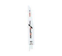 Bosch Lames de scie sabre S 610 DF Heavy pour bois et métal, 5 pièces, Lame de scie