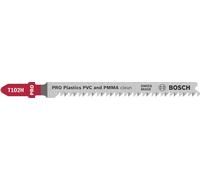 Bosch Accessories 2608667050 PRO Plastics PVC clean T102H lame de scie sauteuse, 100 mm, 3 pièces 3 pc(s)