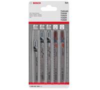 Bosch Accessories 2608667858 SET de lames de scie sauteuse Wood and plastic, 5 pièces, tige à came simple 5 pc(s)