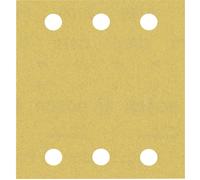 Bosch Accessories 2608901658 Papier abrasif pour ponceuse vibrante Grain 180 (L x l) 107 mm x 115 mm 50 pc(s)