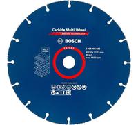 Bosch 1x Disques à tronçonner EXPERT Carbide Multi Wheel (pour Bois dur, Bois clouté, Ø 230 mm, Professional Accessoire Grande meuleuse angulaire)