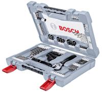 Bosch Accessories 2608P00235 91 pièces Assortiment de forets et d'embouts métal, Pierre, Béton, bois, Brique 2 mm, 2.5 mm, 3 mm