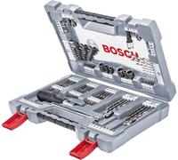 Bosch Accessories 2608P00236 105 pièces Assortiment de forets et dembouts métal, Pierre, Béton, bois, Brique 2 mm, 2.5 mm, 3 mm, 4 mm, 5 mm, 6 mm, 7 mm, 8 mm,