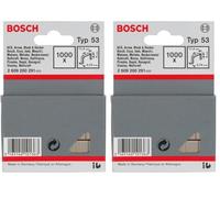 Bosch Accessories 2609200291 Agrafe à fil fin de type 53 11,4 x 0,74 x 4 mm (Lot de 2)