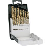 Bosch Accessories 2609255134 HSS Jeu de forets pour le métal 19 pièces 1 mm, 1.5 mm, 2 mm, 2.5 mm, 3 mm, 3.5 mm, 4 mm, 4.5 mm