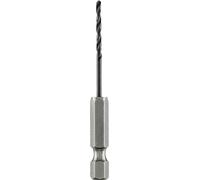 Bosch Accessories 2609255139 HSS Foret pour le métal 2 mm laminé au rouleau 1/4\ (6,3 mm)