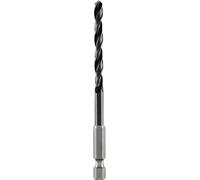 Bosch Accessories 2609255142 HSS Foret pour le métal 5 mm laminé au rouleau 1/4\ (6,3 mm)