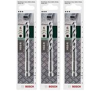 Bosch Accessories 2609255143 Foret à métaux hélicoïdal HSS-R DIN 338 avec queue six pans 1/4" 6,0 x 57 x 105 mm (Lot de 3)