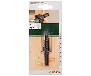 Bosch Accessories 2609255300 Mèches à bois Râpes à bois conique pour Fraisage à main levée Diamètre 15,0-6,0 mm Longueur 65 mm