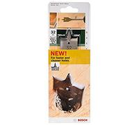 Bosch Accessories 2609255344 Mèches plates Self Cut à pointe de centrage double ébaucheur Diamètre 32 mm Longueur 152 mm