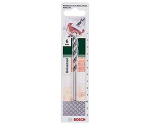 Bosch Accessories 2609255474 Foret polyvalent Diamètre 6 mm Longueur 100 mm Diamètre queue 5,5 mm