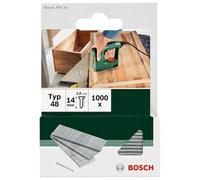 Bosch Accessories 2609255813 Set de 1000 clous d'agrafage Type 48 Longueur 14 Tête Largeur 1,8 mm Epaisseur 1,45