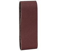 Bosch 2609256201 Bandes Abrasives Pour Ponceuses à Bande Qualité Rouge 65 X 410 Grain 100 Lot De 3 Feuilles G