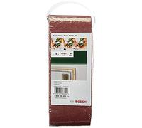 Bosch Accessories 2609256206 Set de 3 bandes abrasives pour Ponceuse à bande 75 x 457 mm Grain 80