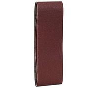 Bosch Accessories 2609256211 Bandes abrasives pour Ponceuses à bande Qualité rouge 75 x 508 Grain 60 Lot de 3 feuilles