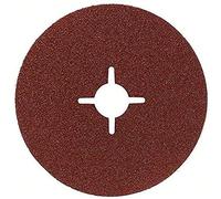 Bosch Papier abrasif pour plateau de ponçage 2609256249 Grain 24 Ø 125 mm 5 pièces