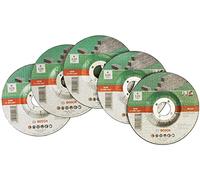 Bosch Accessories 2609256335 Assortiment de disques à tronçonner à moyeu déporté pour Matériaux Diamètre 125 mm Diamètre d'alésage 22,23 Epaisseur 2,5 mm 5 disques
