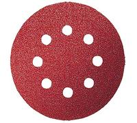 Bosch Feuille abrasive pour ponceuse excentrique 2609256A18 Ø115mm 8 trous Grain 120 Velcro 5 pièces