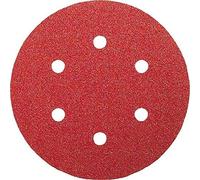 Bosch Feuilles abrasives pour ponceuse excentrique 2609256A31 Ø150 mm G80 6 trous velcro – Lot de 5