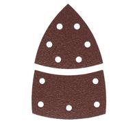 Feuille abrasive pour ponceuse Multi avec bande auto-agrippante, perforé Bosch Accessories 2609256A63 Grain 80 (L x l) 102 mm