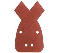 Feuille abrasive pour ponceuse Multi avec bande auto-agrippante, perforé Bosch Accessories 2609256A71 Grain 180 (L x l) 135 mm