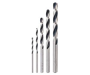 Bosch Accessories 260925C137 5 Embouts de vissage et de Douilles Coffret de forets hélicoïdaux HSS (métal et Bois, Accessoires pour perceuse)