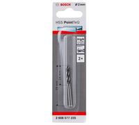 Bosch Accessories 2x Forets hélicoïdaux HSS PointTeQ (pour métal, 2 x 24 x 49 mm, accessoires pour perceuse-visseuse)