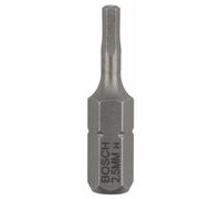 Bosch Accessories 3 Pièces Jeu de Embouts de Vissage Extra Dure pour Vis à Six Pans Creux, HEX2.5 Epaisseur, 25mm Longueur