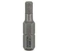 Bosch Accessories 3 Pièces Jeu de Embouts de Vissage Extra Dure pour Vis à Six Pans Creux, HEX4 Epaisseur, 25mm Longueur