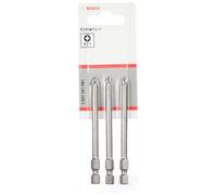 Bosch Embouts Pozidriv PZ1 - 89 mm - Extra durs - Sachet de 3