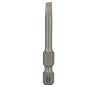 Bosch Accessories 3 Pièces Jeu de Embouts de Vissage Qualité Extra-dure pour Vis à Tête Fendue, S0.6x4.5 Epaisseur, 49mm Longueur