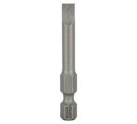 Bosch Accessories 3 Pièces Jeu de Embouts de Vissage Qualité Extra-dure pour Vis à Tête Fendue, S0.8x5.5 Epaisseur, 49mm Longueur