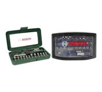 Bosch Accessories 46 pièces Jeu de tournevis & 32 pièces Coffrets d'embouts de vissage Extra Hard (PH, PZ, T, TH, S, HEX-Bit, Accessoires Perforateurs et Visseuses)