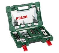 Coffret V-Line 68 pièces BOSCH pour perçage et vissage avec cutter, tige magnétique et renvoi d’angle - 2607017191