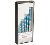 Bosch Accessories 7 pièces Jeu de forets multi-usages CYL-9 (Multi Construction, Accessoires pour machines de forage et supports de perçage avec porte-foret à tige ronde)