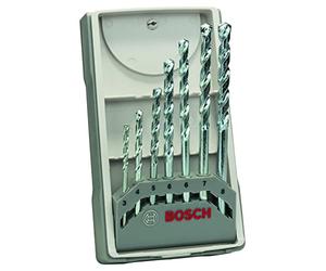 Bosch Accessories 7pc. CYL-1 Forets à Béton (Brique, Ø 3-8 mm, Accessoires pour Perceuses Visseuses)