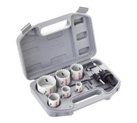 Coffret de 9 pièces de scies trépans bimétal HSS pour électricien - BOSCH